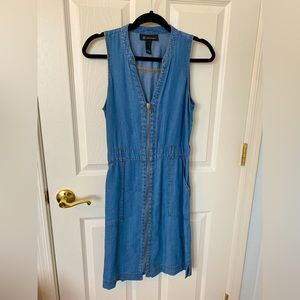 denim dress size 4